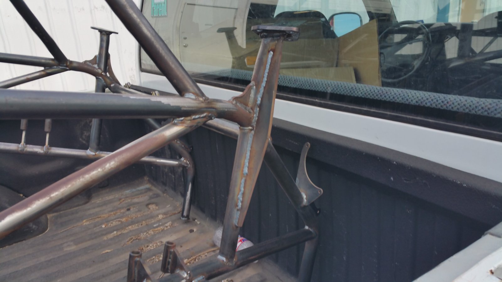 P2 Frame before powder coat - left rear
